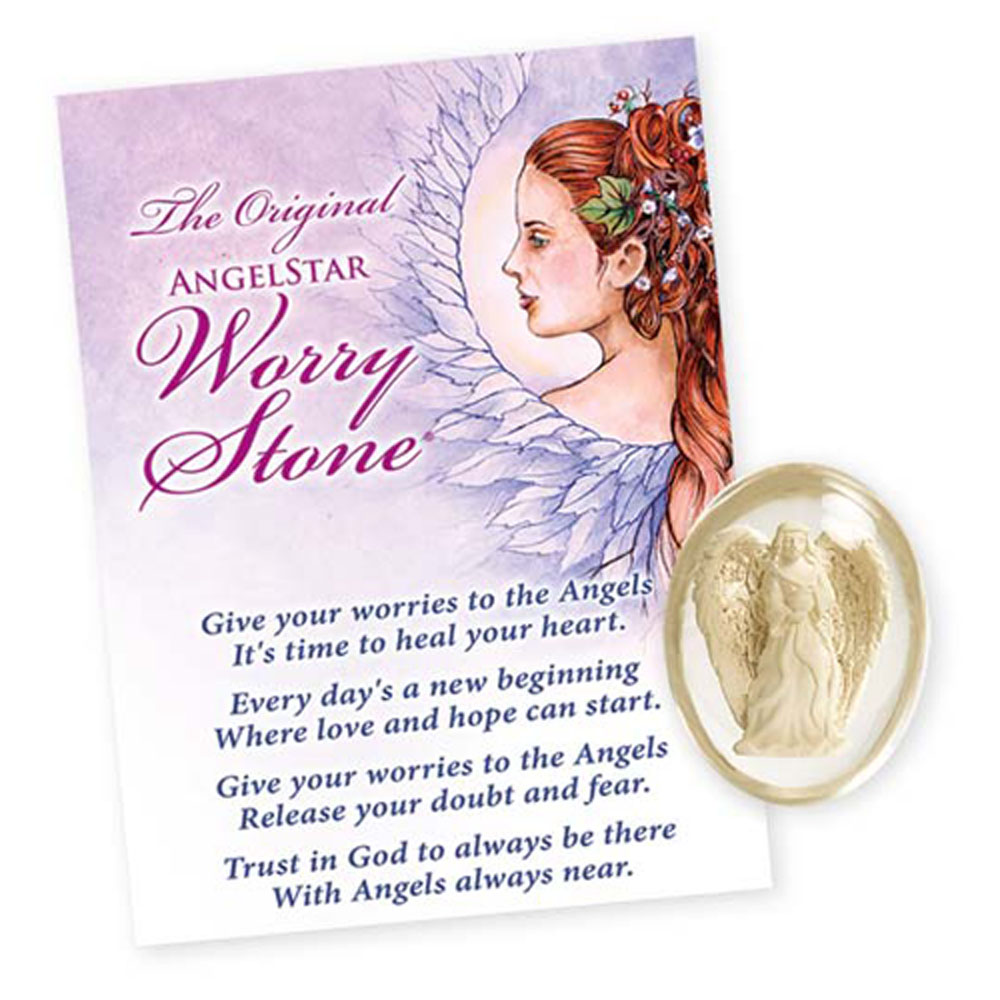 goldfingers gifts- worry stone, guardian angel