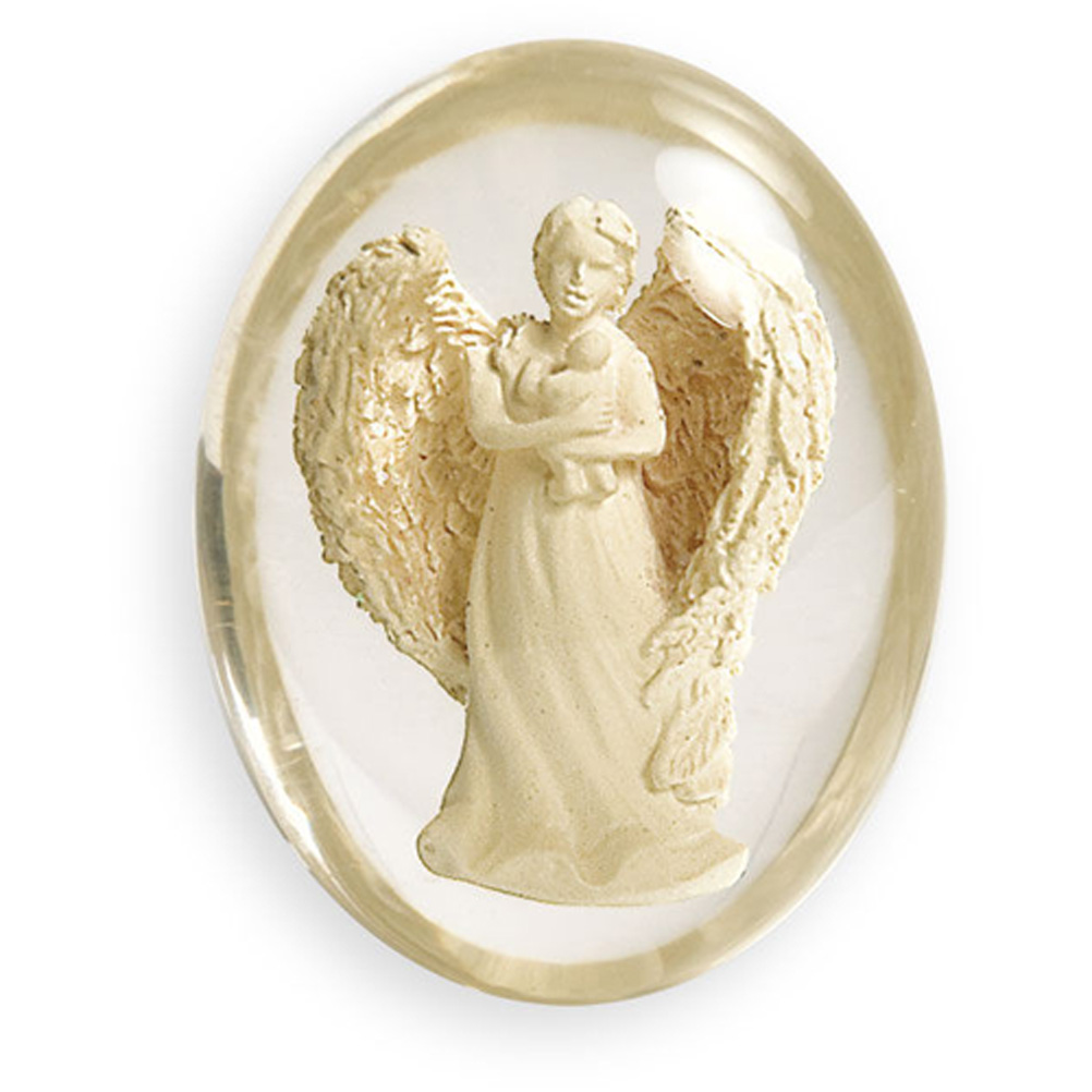 Divine Guardian Stone, Guardian Angel Pocket Token Stone, Goldfingers Gifts